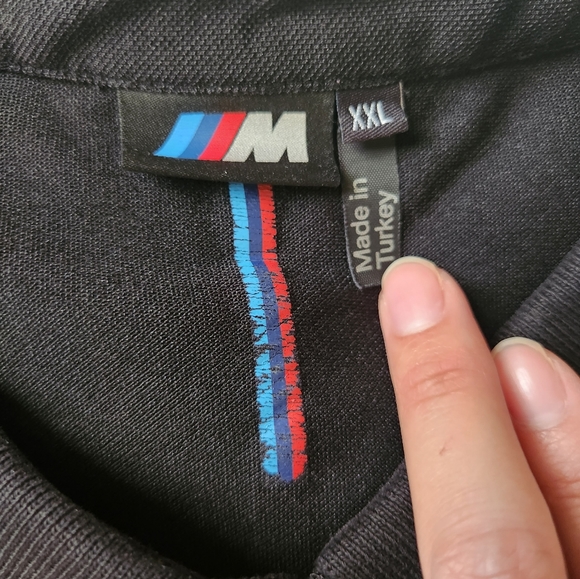 BMW M3 Men's Black Polo (Size XXL) - Picture 4 of 7